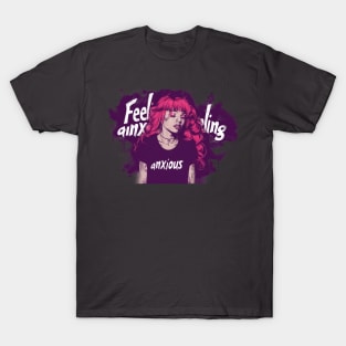 Feeling Anxious Graphic T-shirt 02 T-Shirt